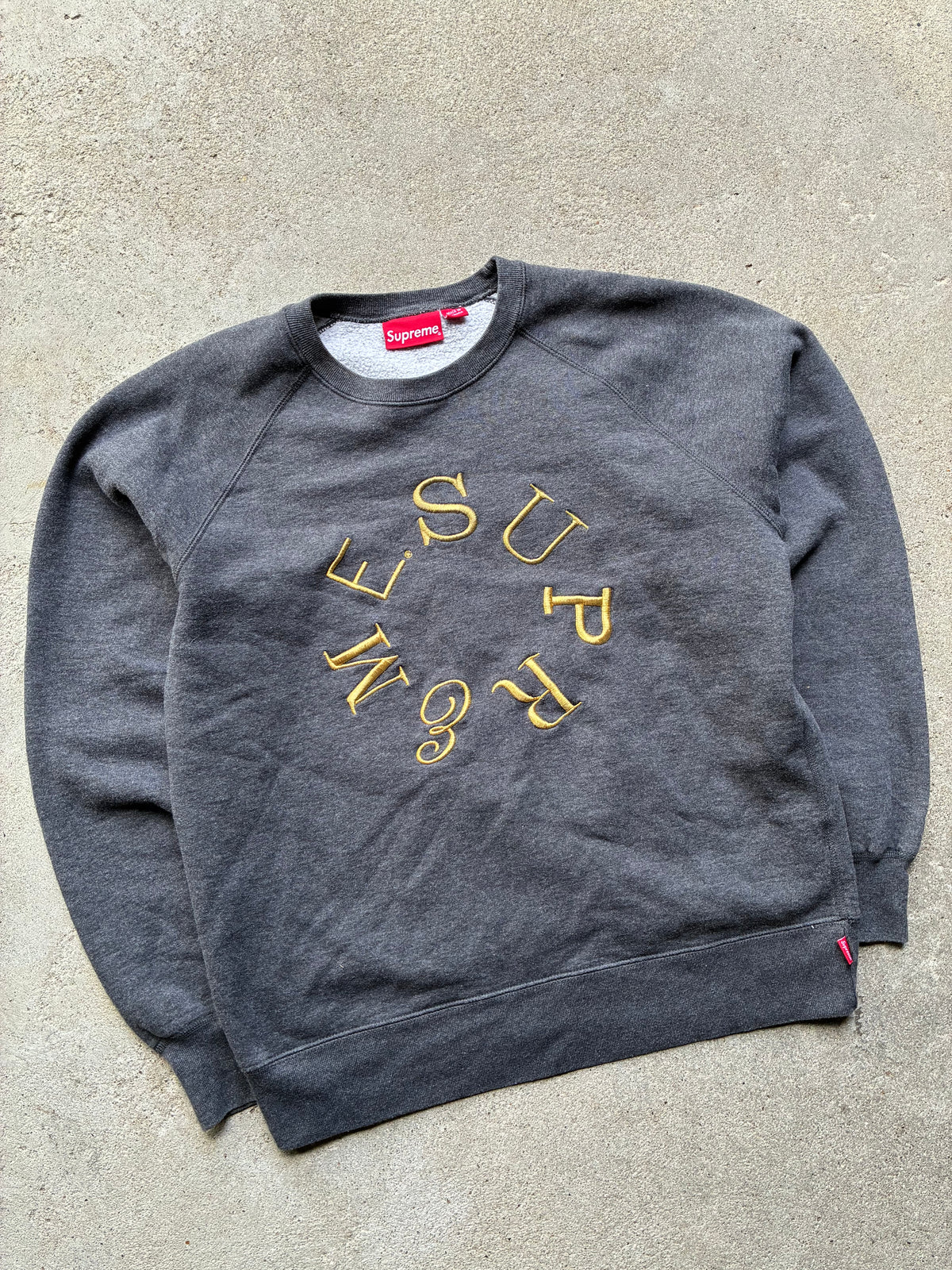 Supreme “CIRCLE LOGO FW13” Crewneck (M)