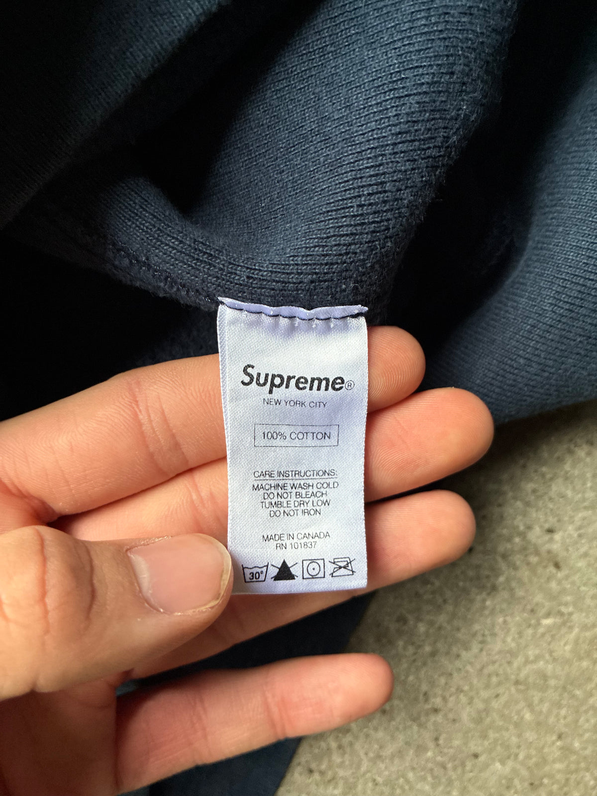 Supreme “METALLIC ARC LOGO” Hooded Hoodie (M)