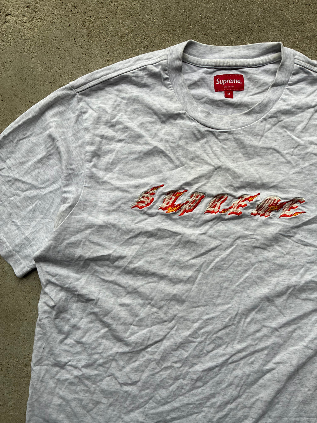 Supreme “FIRE” Tee (M)