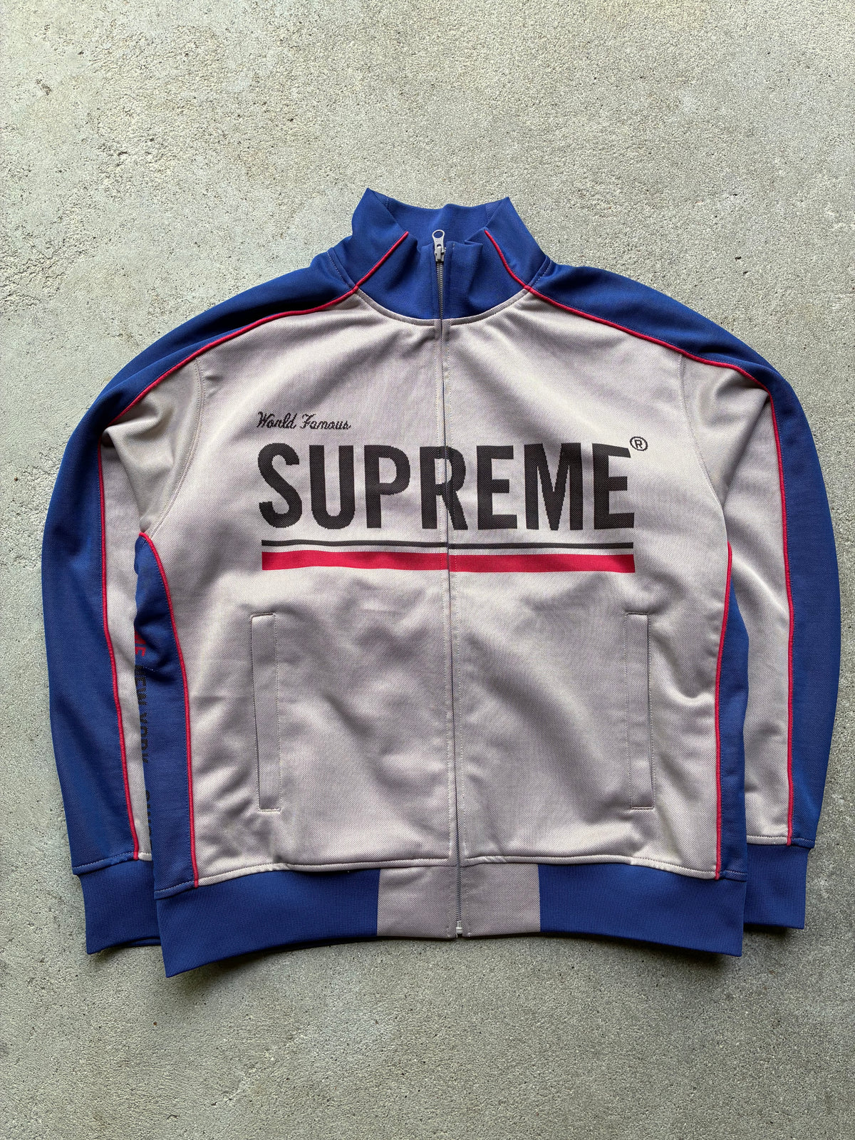 Supreme “WORLD FAMOUS” Track jacket (L)