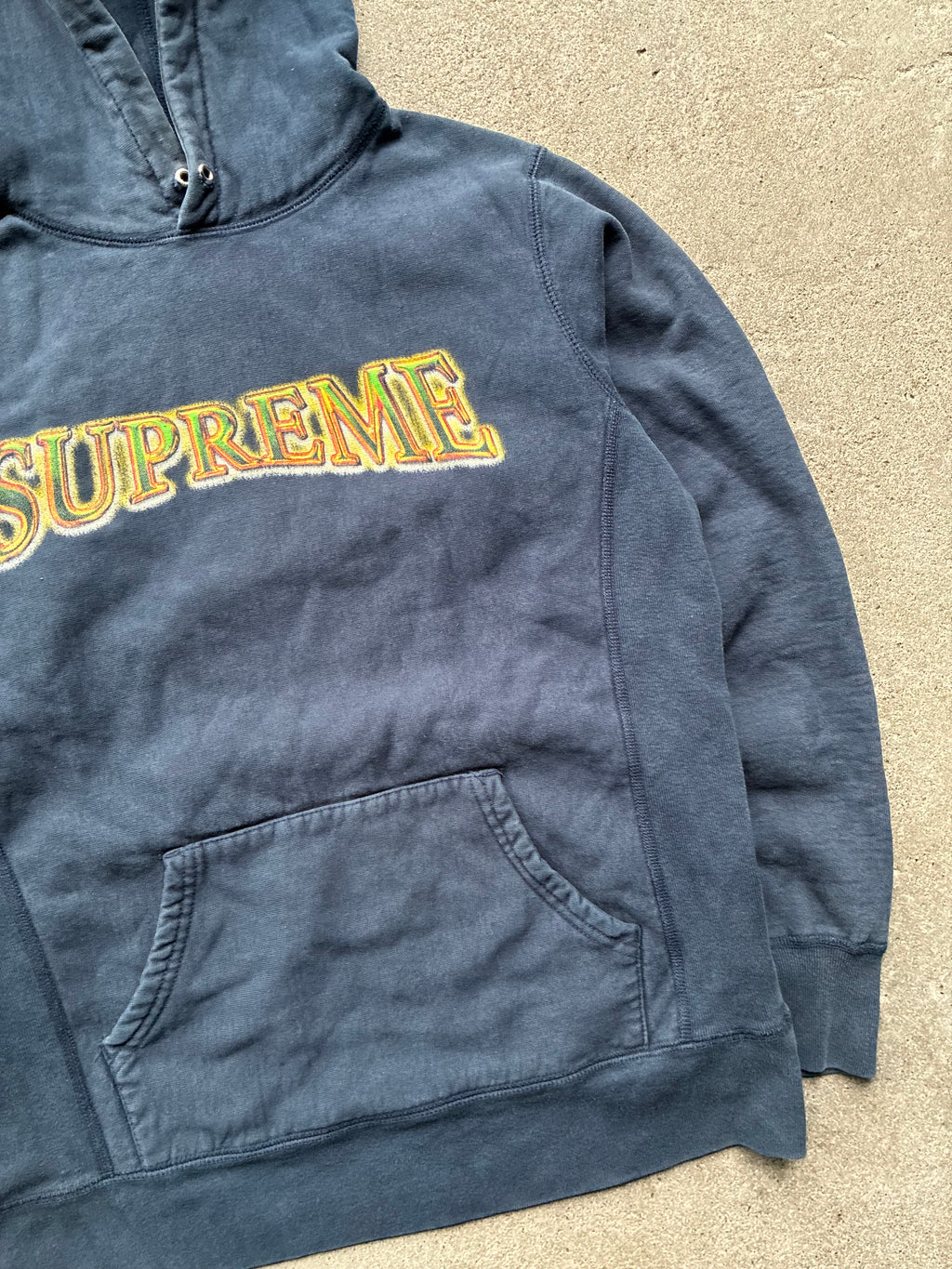 Supreme “METALLIC ARC LOGO” Hooded Hoodie (M)