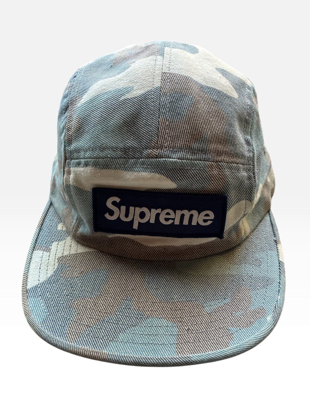 Supreme “WASHED OUT CAMO” Camp Cap (Adjustable)