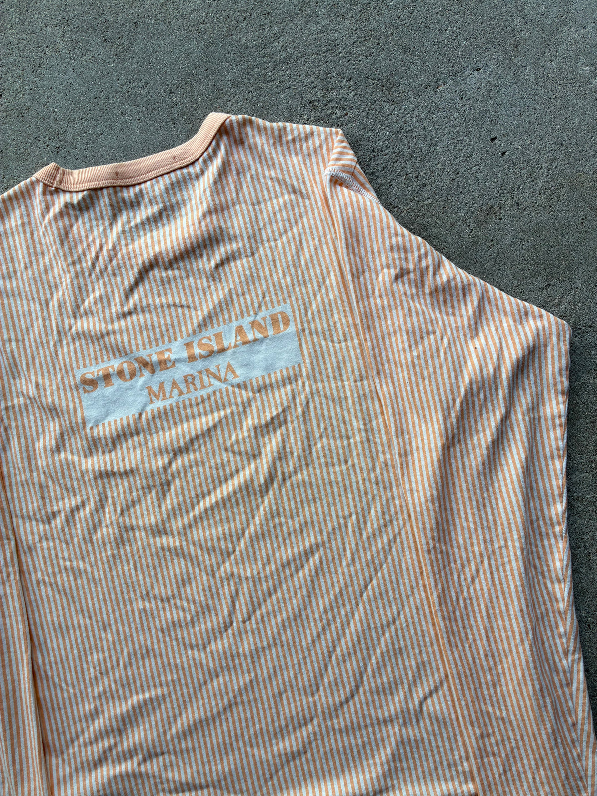 Peach Stone Island Marina Long Sleeve (L)