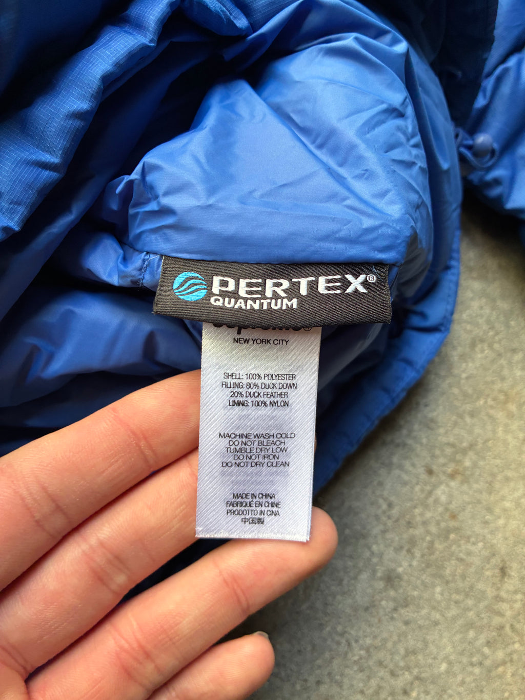 Supreme “MICRO DOWN HAlF ZIP” Jacket (XL)