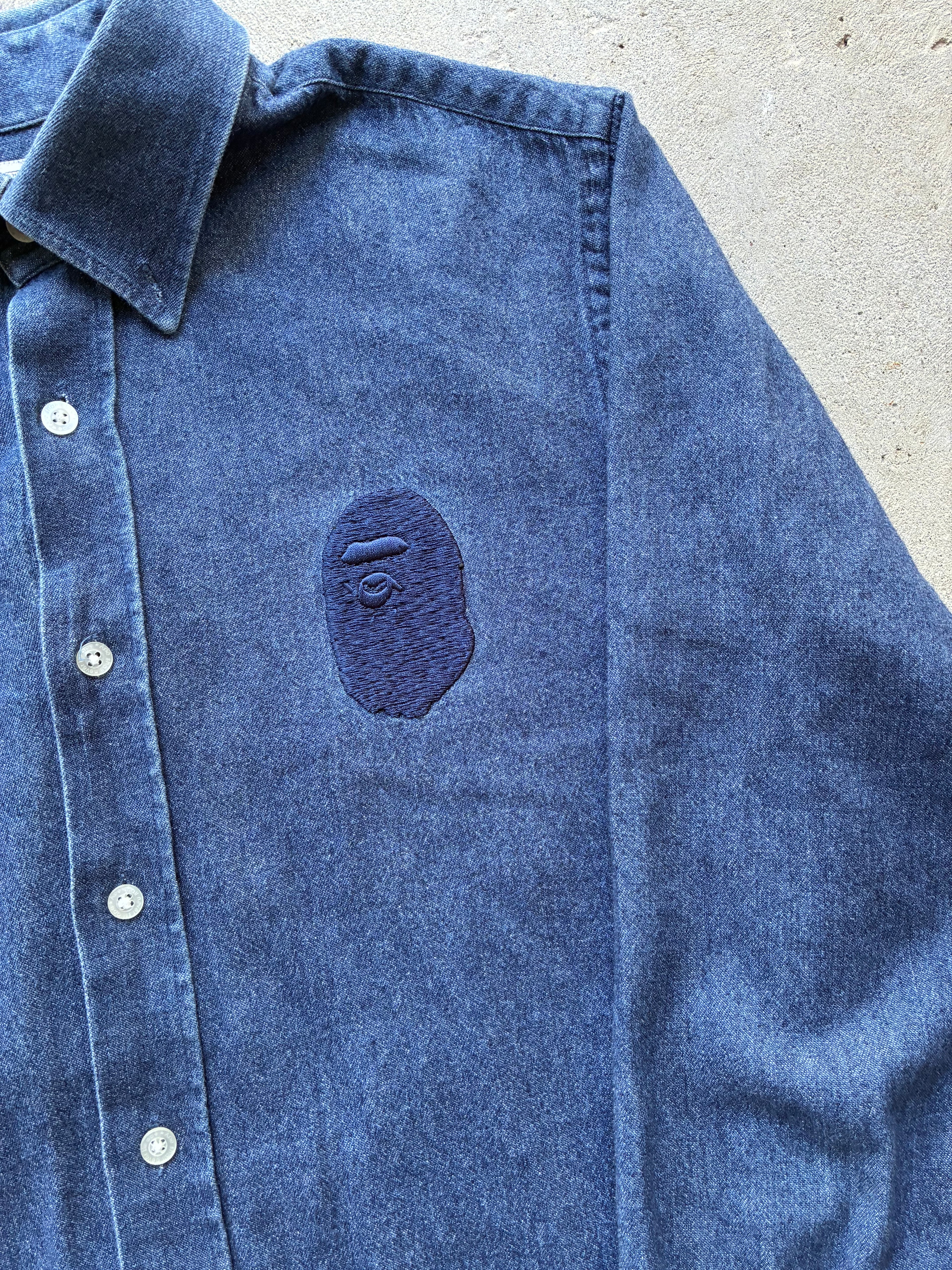 Bape “VINTAGE LOGO” Skjorte (M)