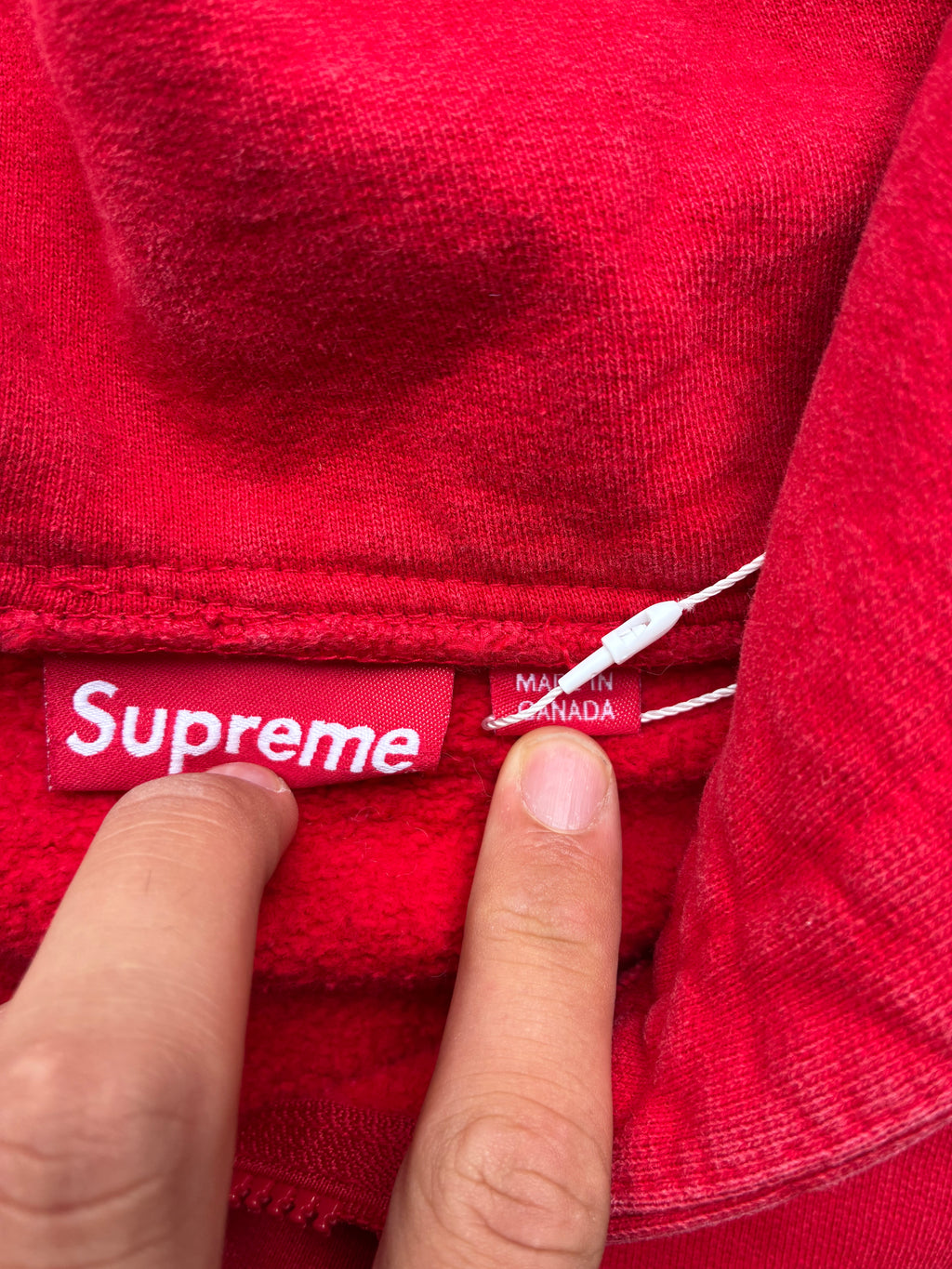 Supreme “LOGO” Zip Up Hoodie (M)