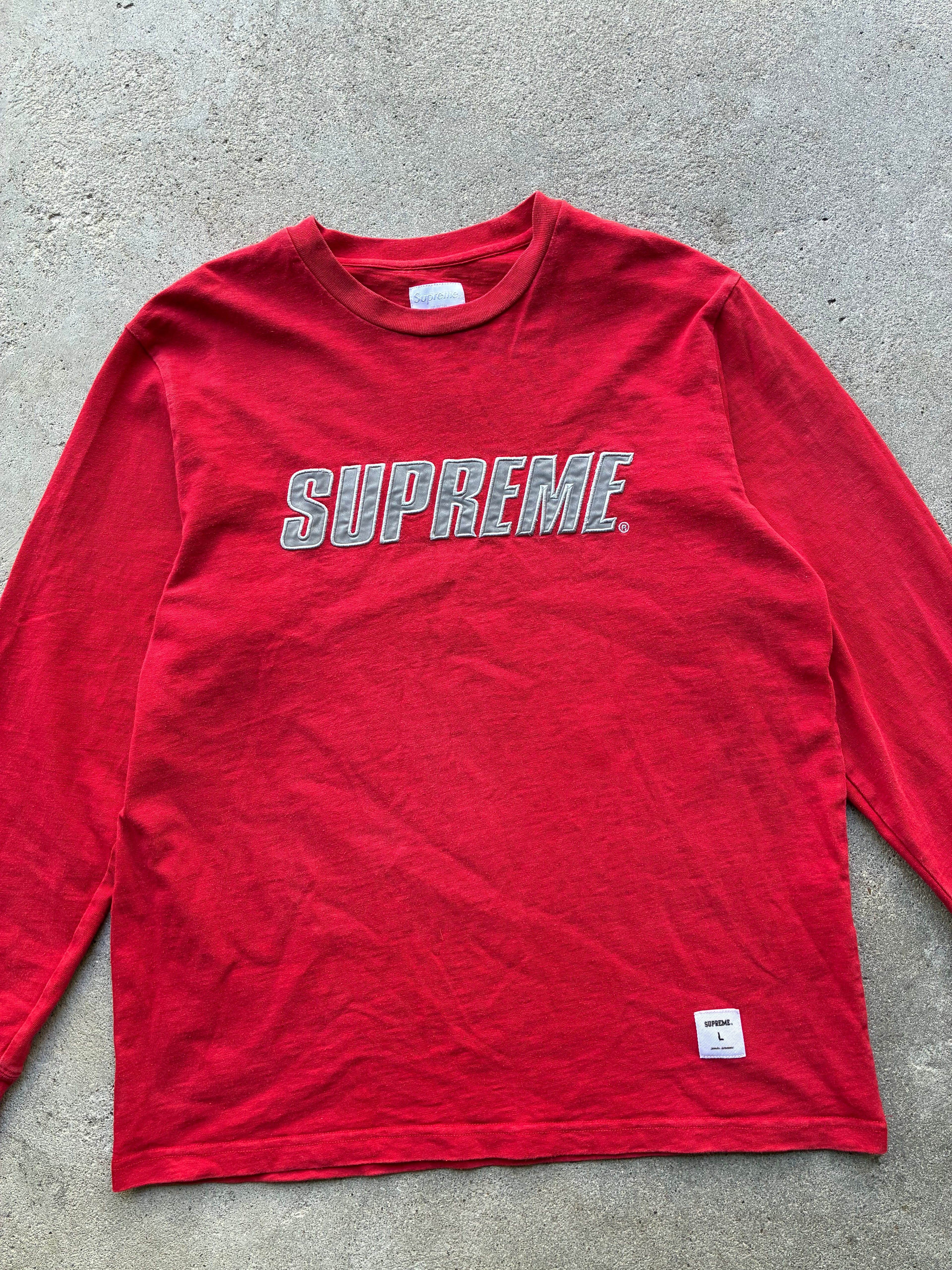 Supreme “REFLECTIVE” Long Sleeve (L)