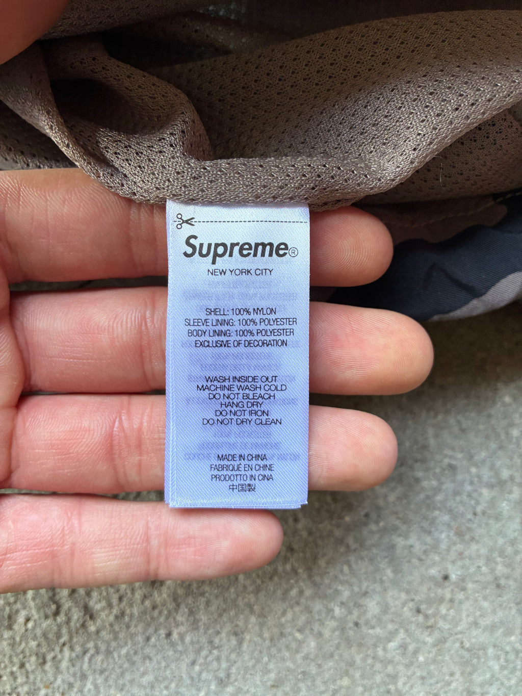 Supreme “CONTRAST ZIP TRACK”  Jacket (M)