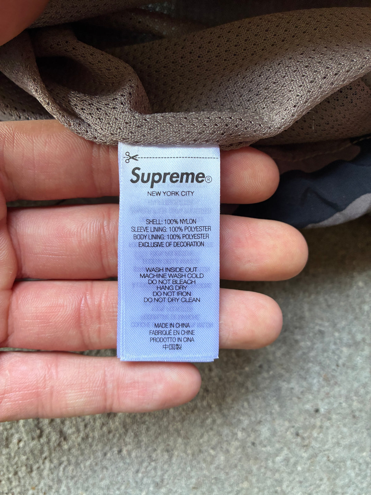 Supreme “CONTRAST ZIP TRACK”  Jacket (M)