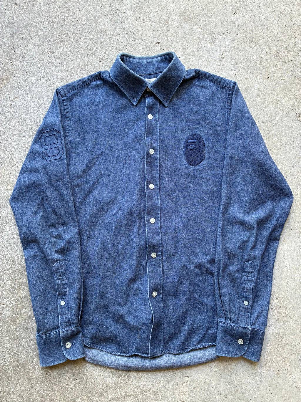 Bape “VINTAGE LOGO” Skjorte (M)