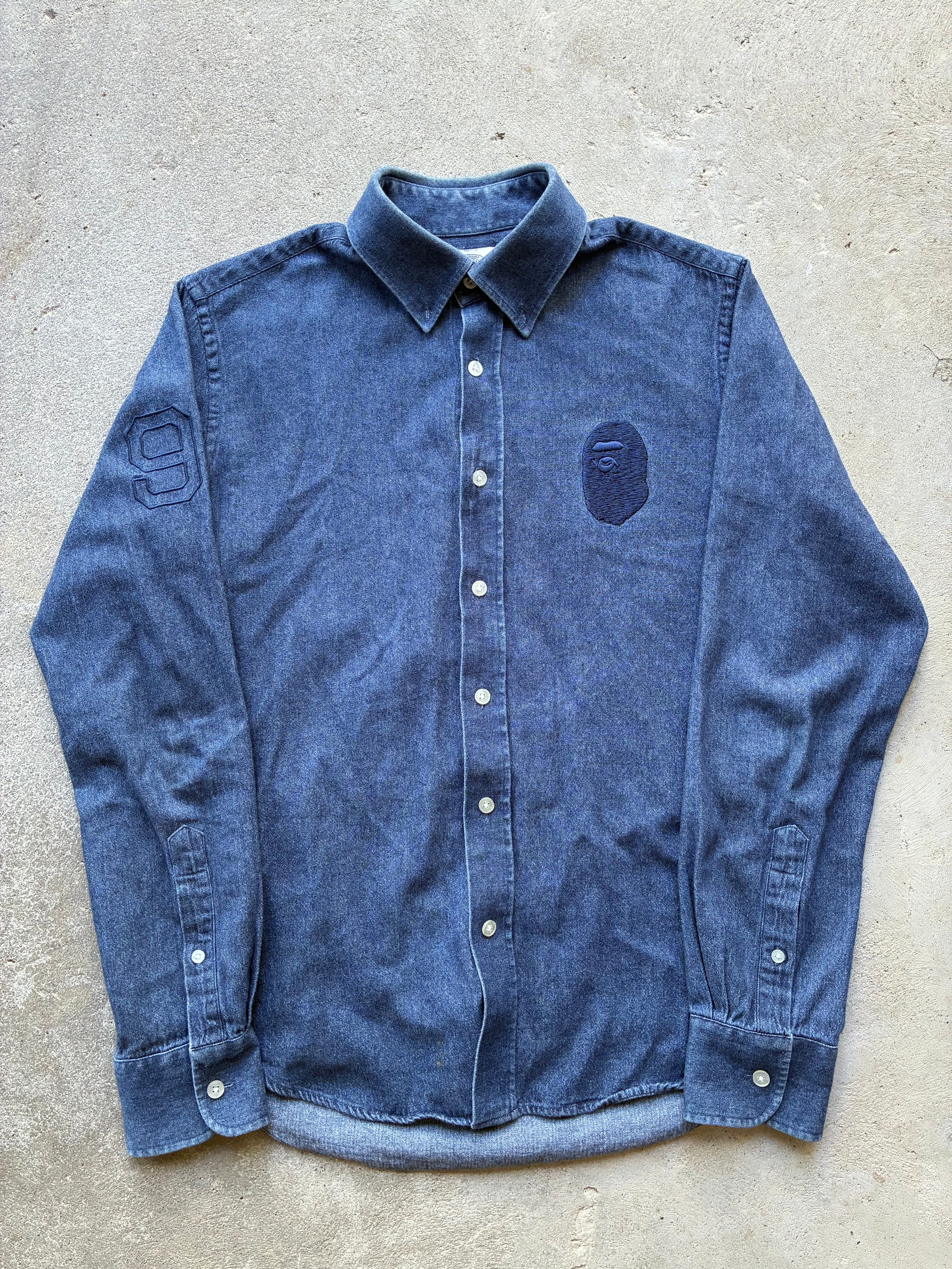 Bape “VINTAGE LOGO” Skjorte (M)