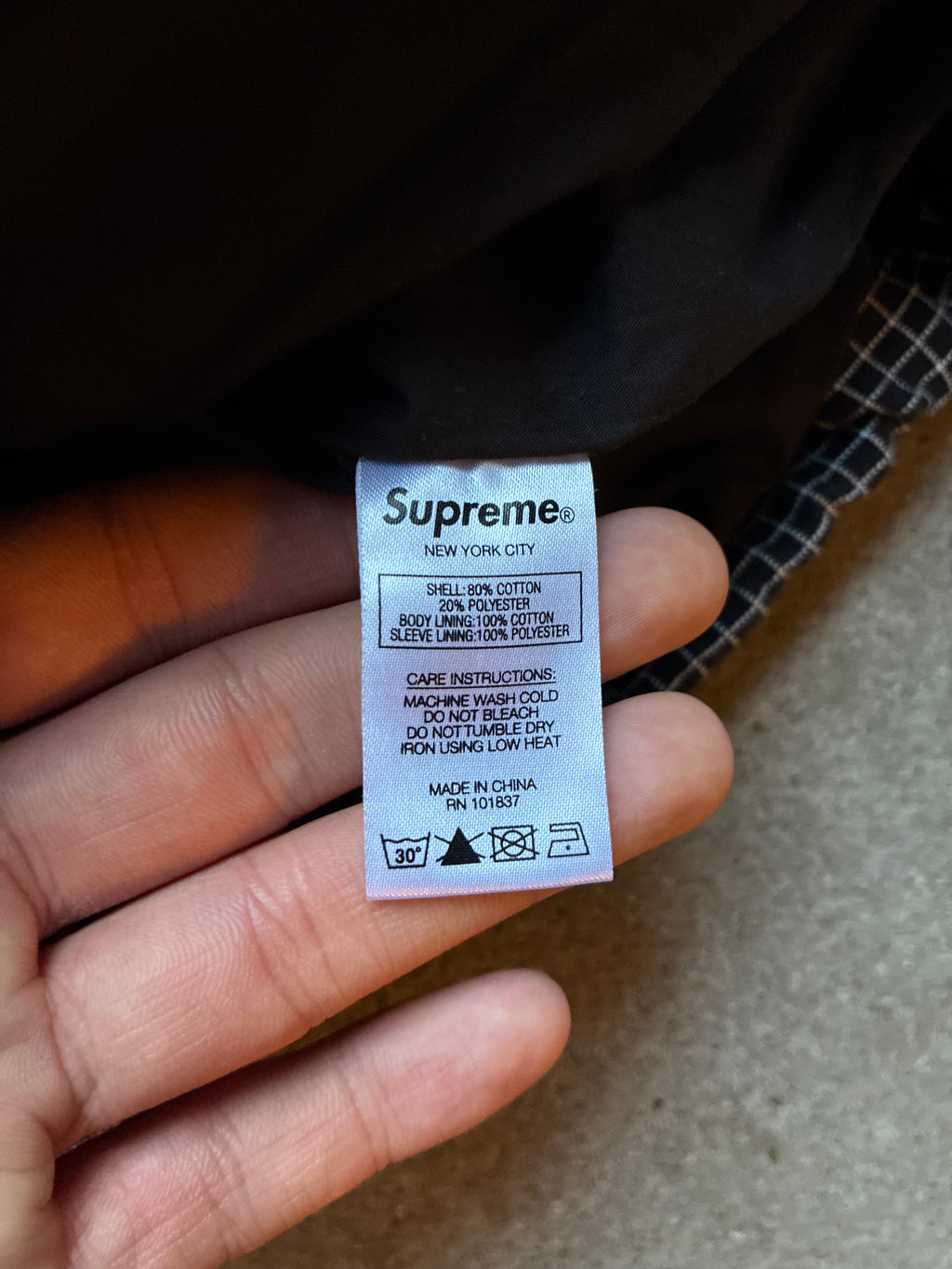 Supreme “RIPSTOP UTILITY” jacket (M)