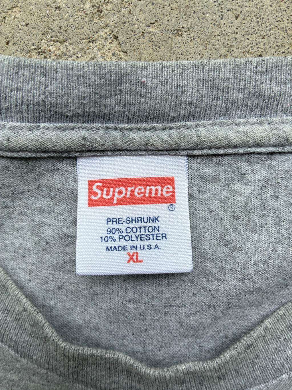 Supreme “DIGI HEATHER SS17” Tee (XL