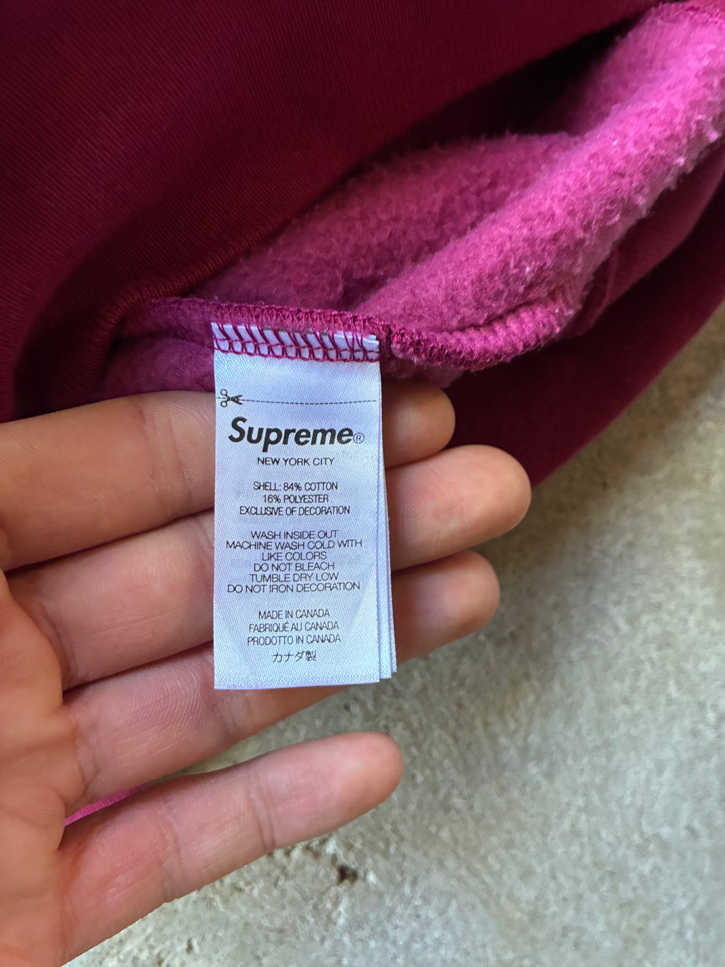 Supreme “S LOGO” Zip Up Hoodie (L)