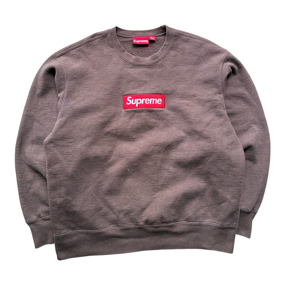 Supreme “ BROWN BOX LOGO” Crewneck (M)