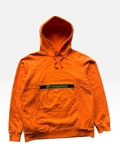 Orange Supreme “ZIP POUCH HOODED” Hoodie (L)