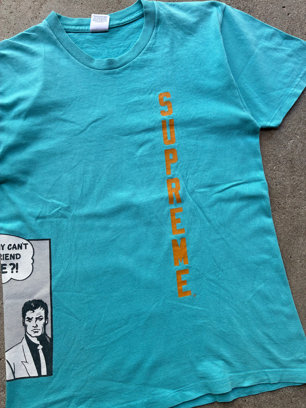 Supreme “THRASHER BOYFRIEND” tee (M)