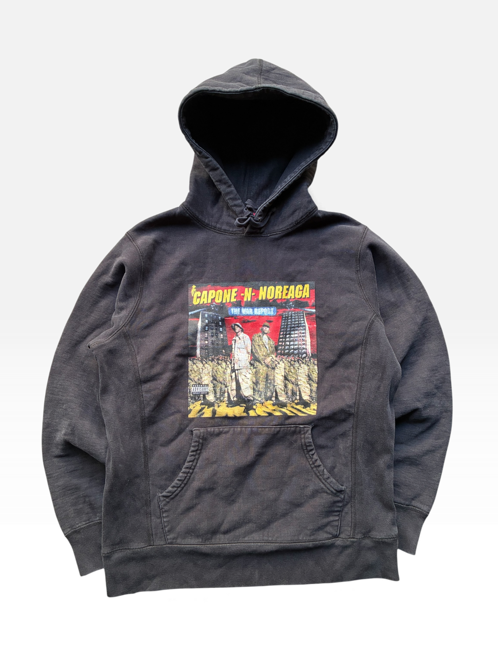 Supreme “CAPONE -N- NOREAGA WAR RAPPORT” Hoodie (M)