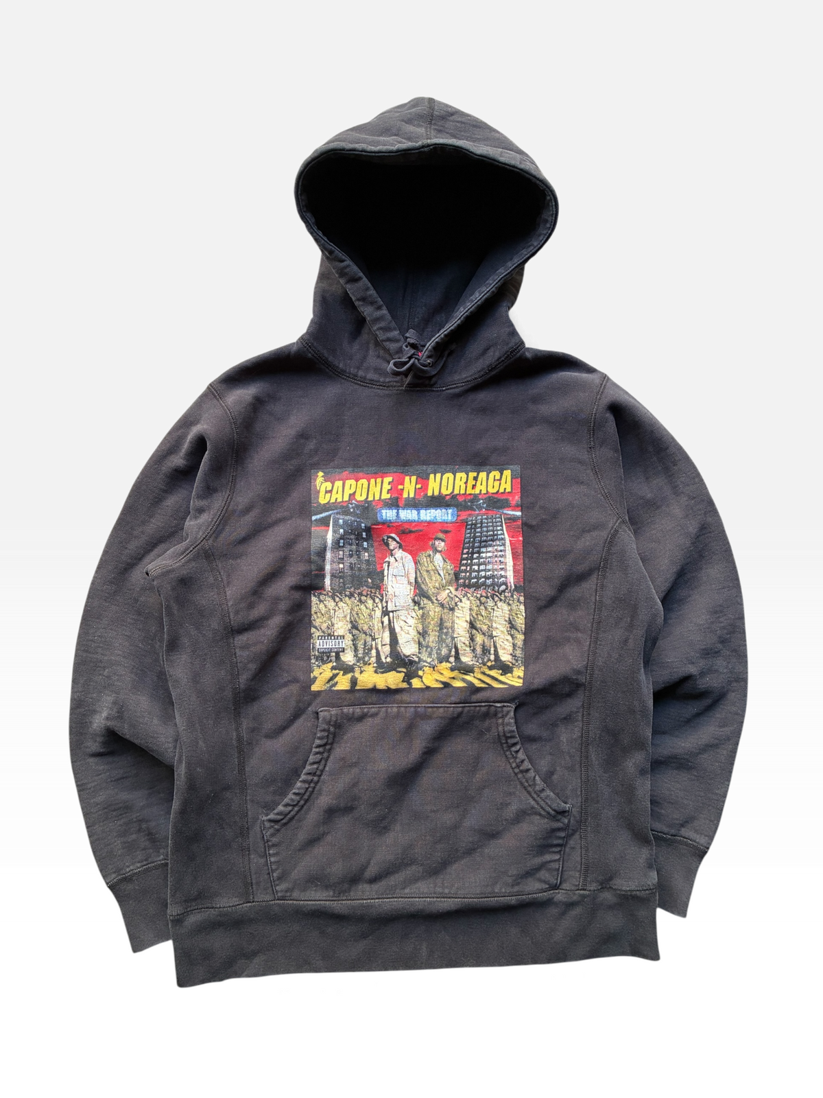 Supreme “CAPONE -N- NOREAGA WAR RAPPORT” Hoodie (M)
