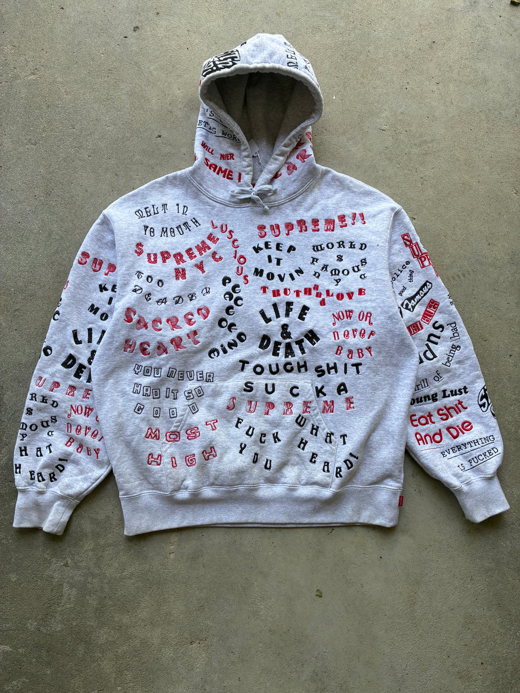 Supreme “TOO DEADLY SS26” Hooded Hoodie (L)