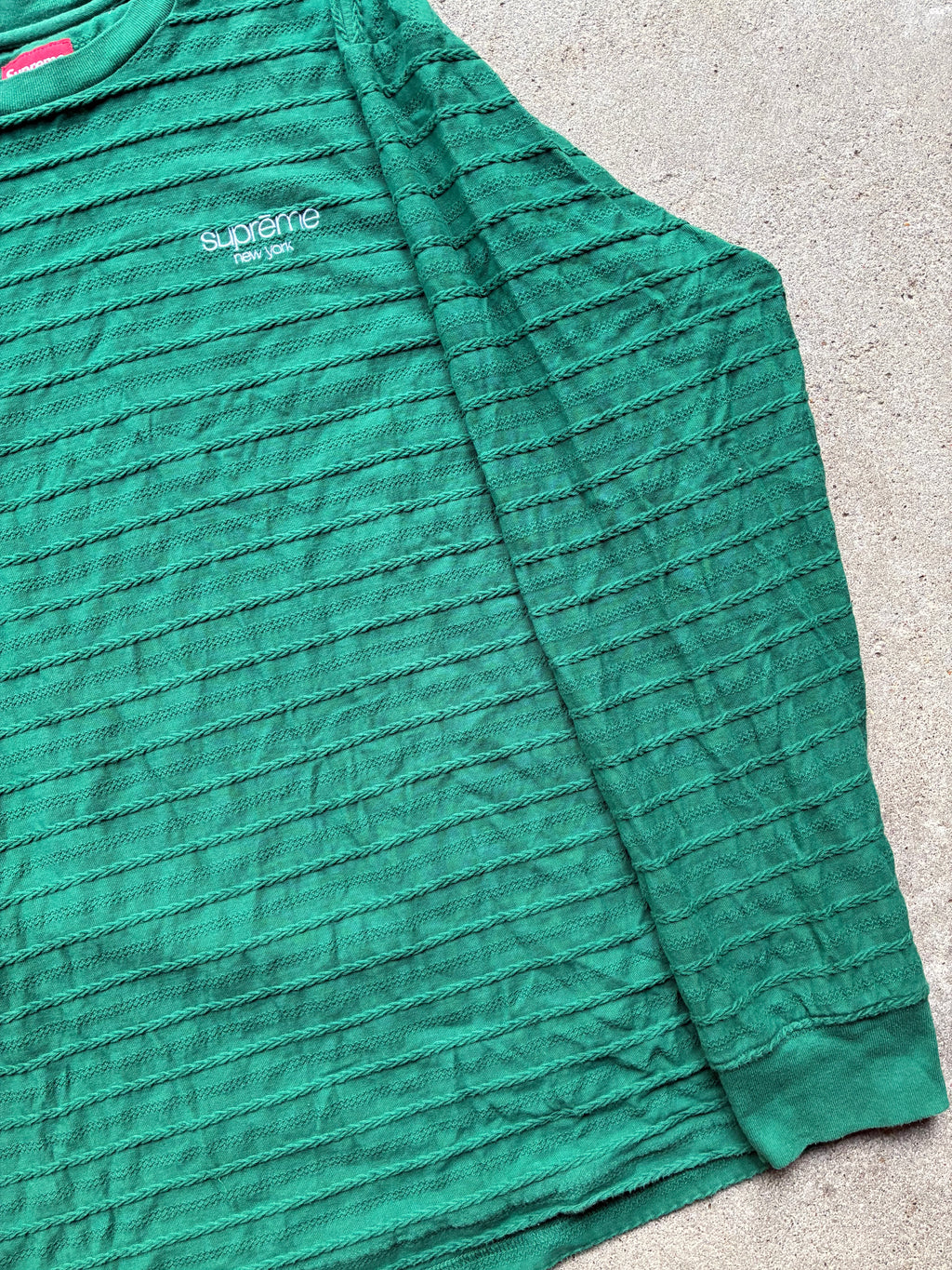 Supreme “RIPPED NEW YORK” Long Sleeve (L)