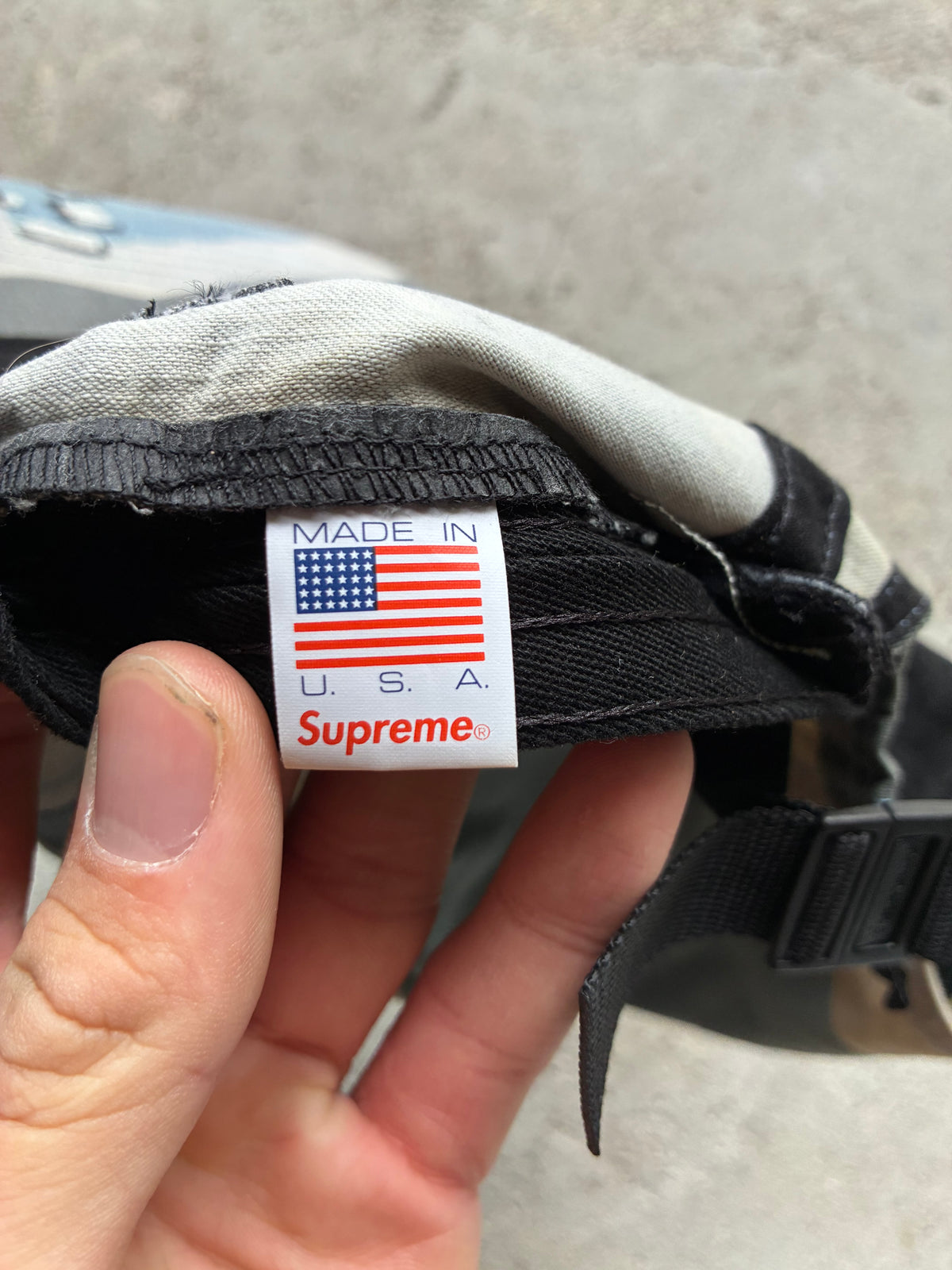 Camo supreme (SUPNY-20) camp cap (Adjustable)