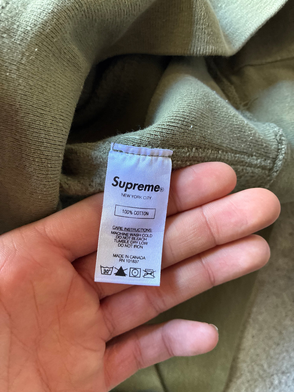 Supreme “GRADIANT SLEEVE” Hoodie (M)