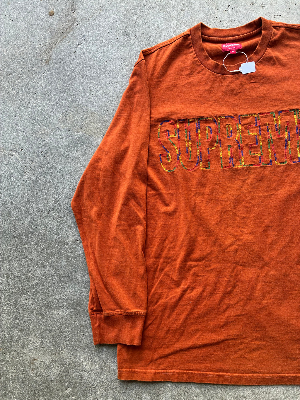 Supreme “INTERNATIONAL L/S” Long Sleeve (XL)