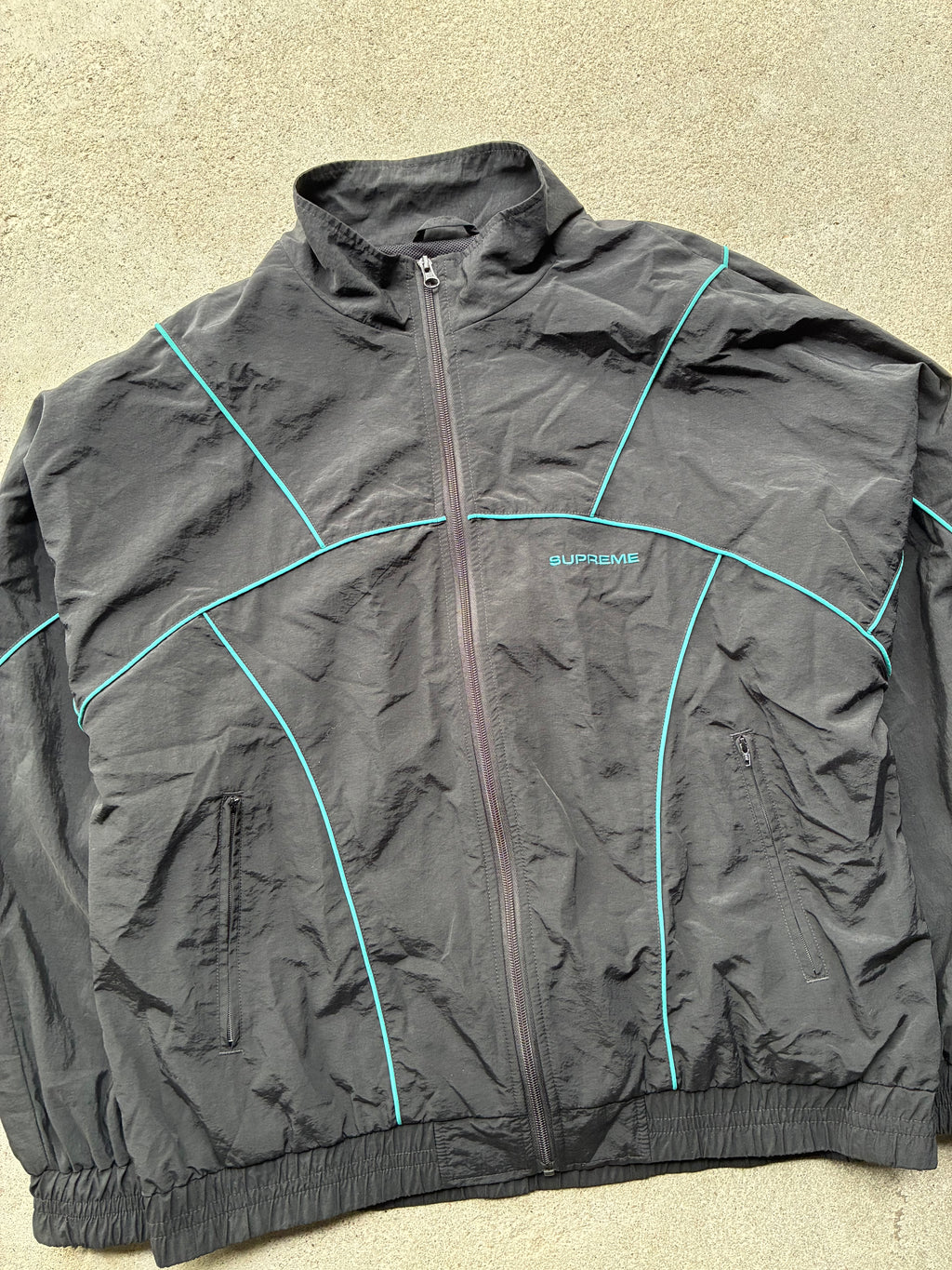 Supreme “PIPING SS19” Track Jacket (L)