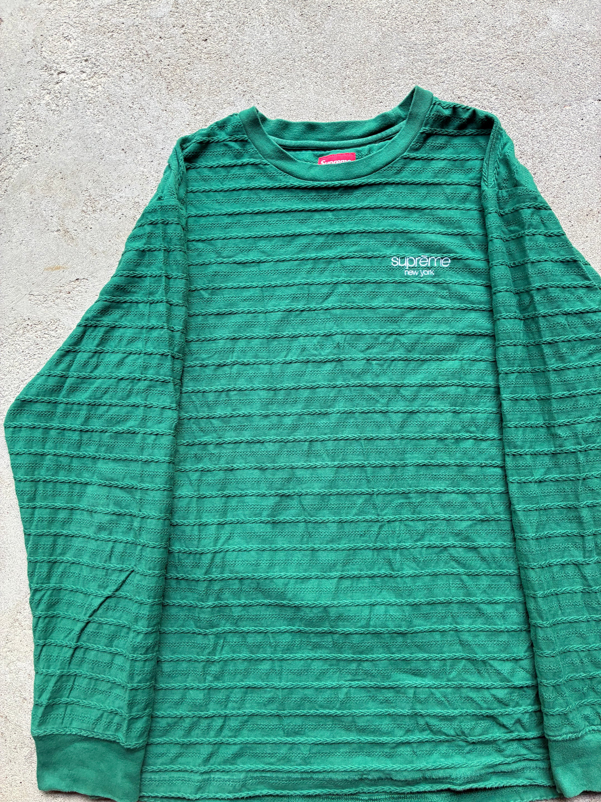 Supreme “RIPPED NEW YORK” Long Sleeve (L)