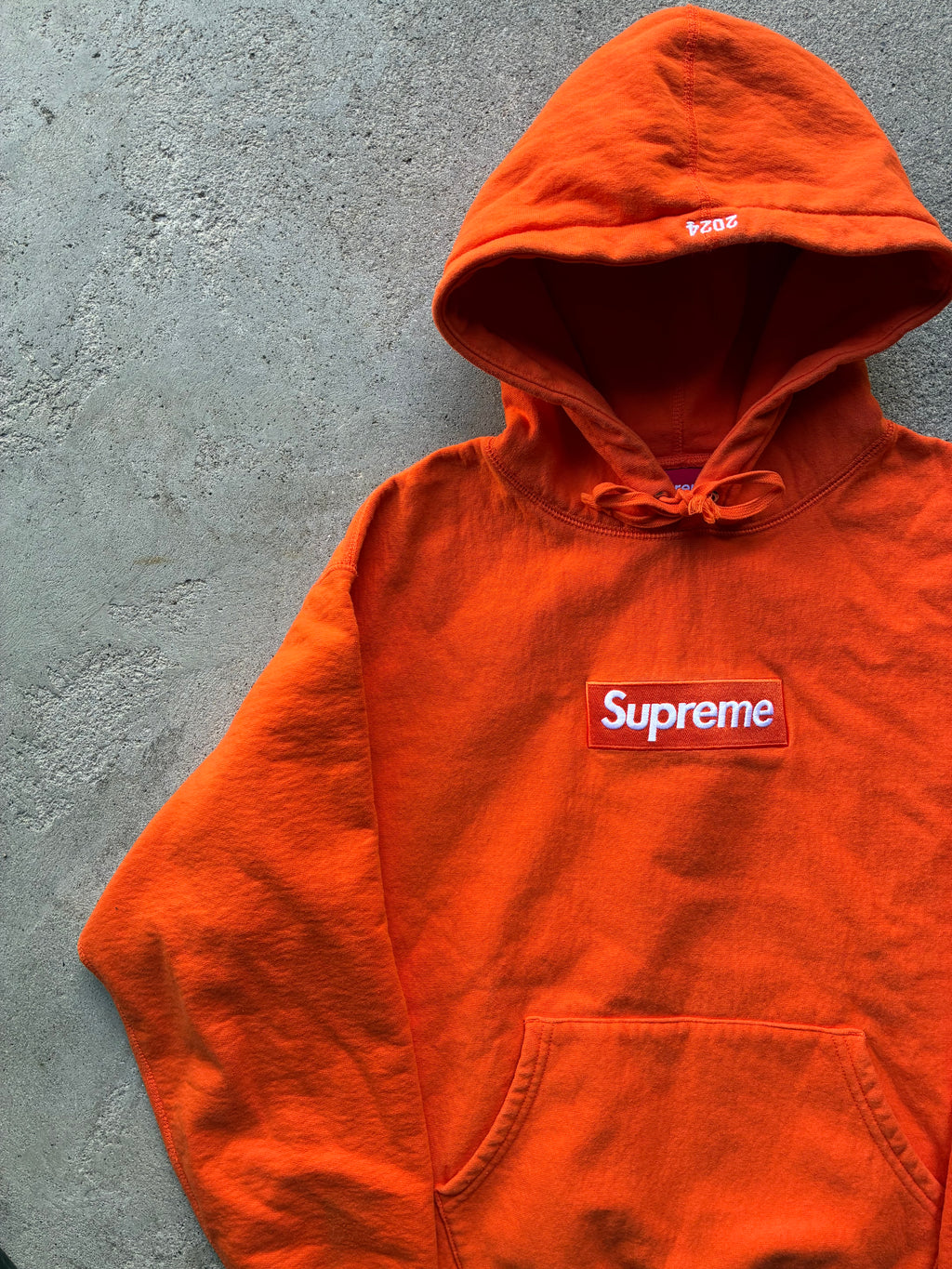 Supreme “ORANGE FW24” Box Logo Hoodie (S)