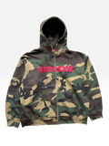 Supreme “COLLEGIATE APPLIQUÉ CAMO” Zip Up hoodie (L)