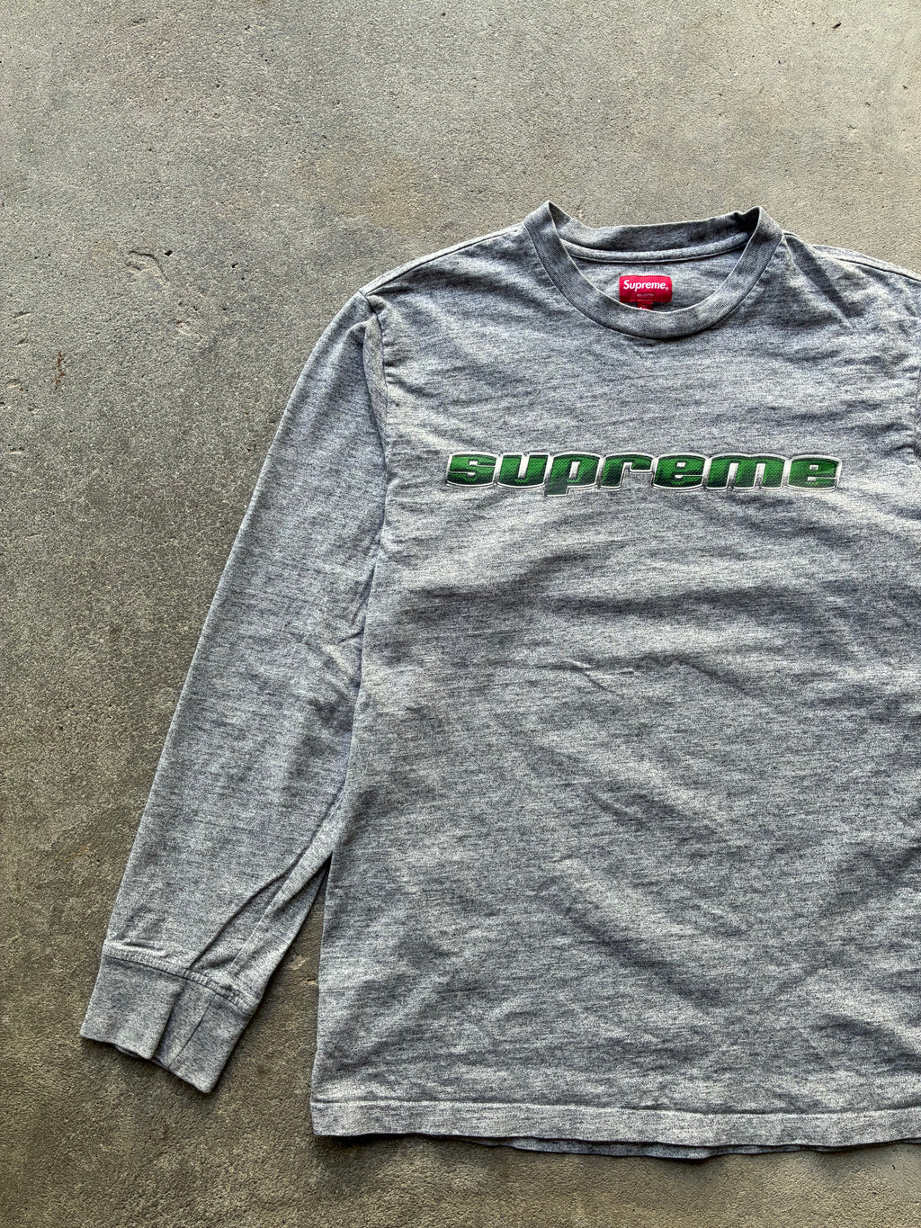 Supreme “CHROME LOGO L/S” Long Sleeve (M)