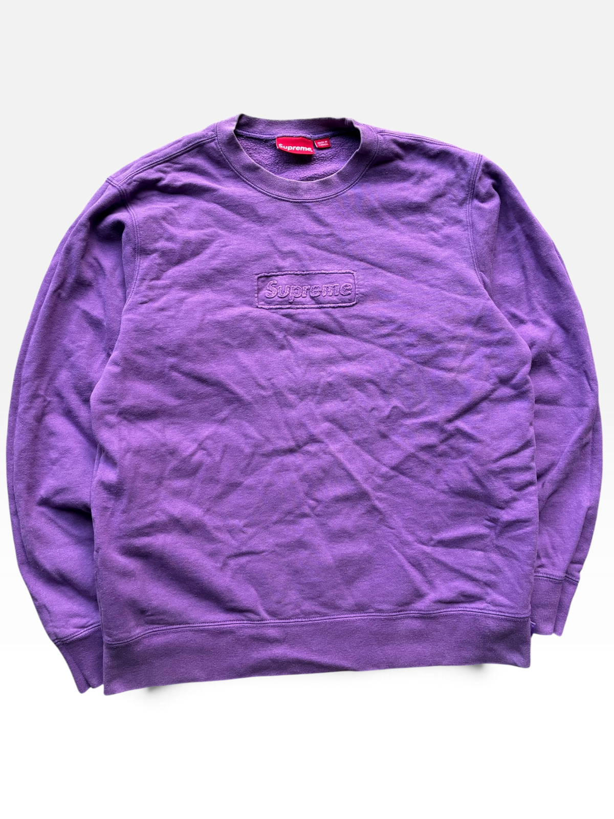 Supreme “CUTOUT LOGO” Box logo Crewneck (M)