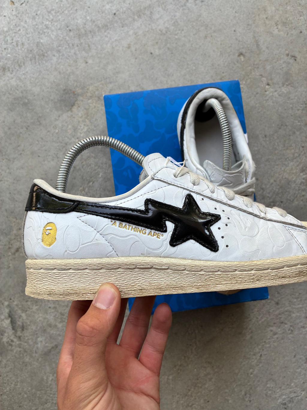 Adidas superstar x bape (39 1/3)