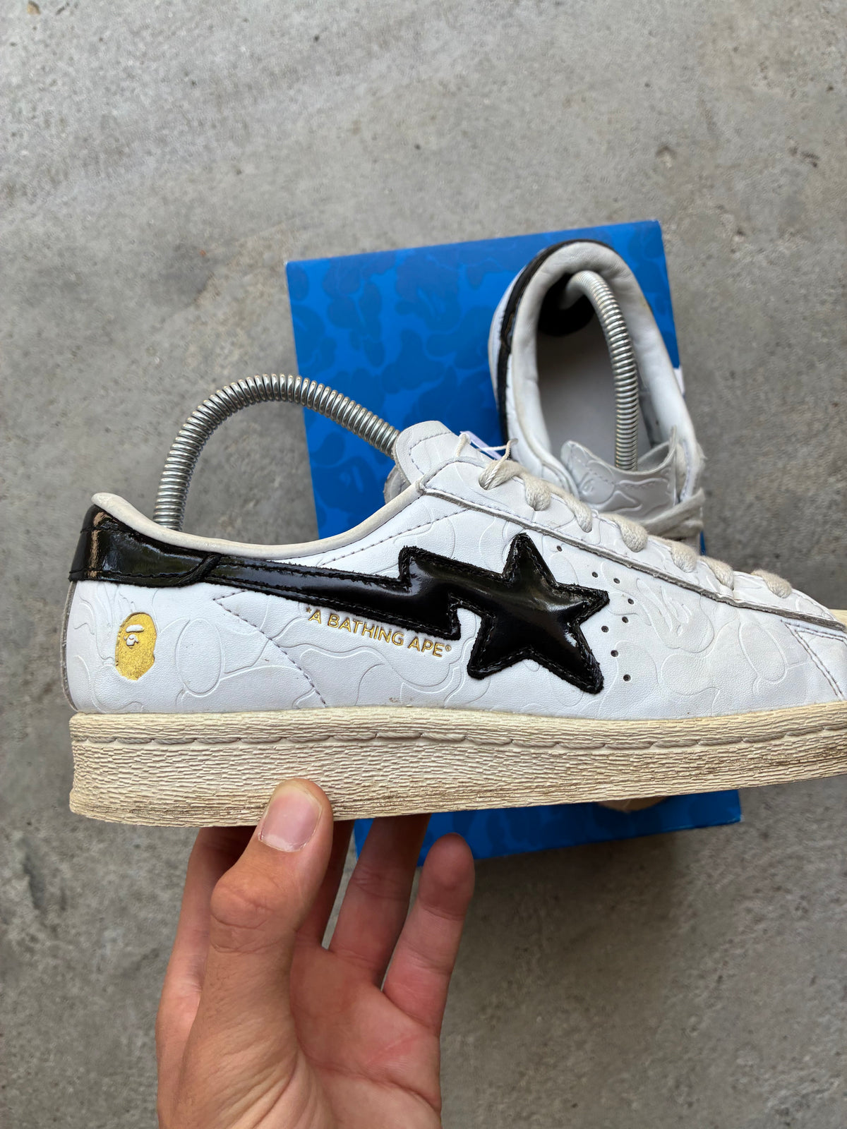 Adidas superstar x bape (39 1/3)