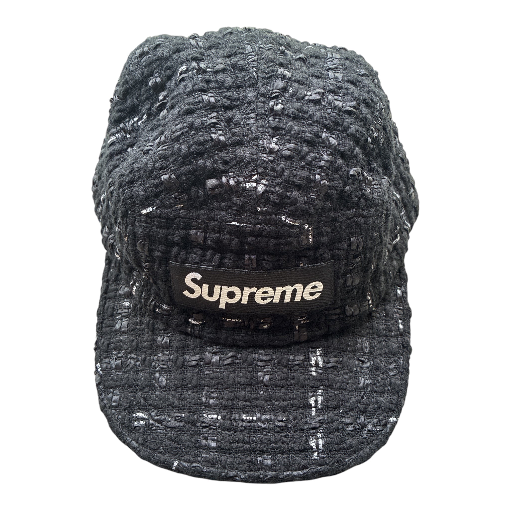Supreme “RIBBON BOUCLE” Camp Cap (Adjustable)
