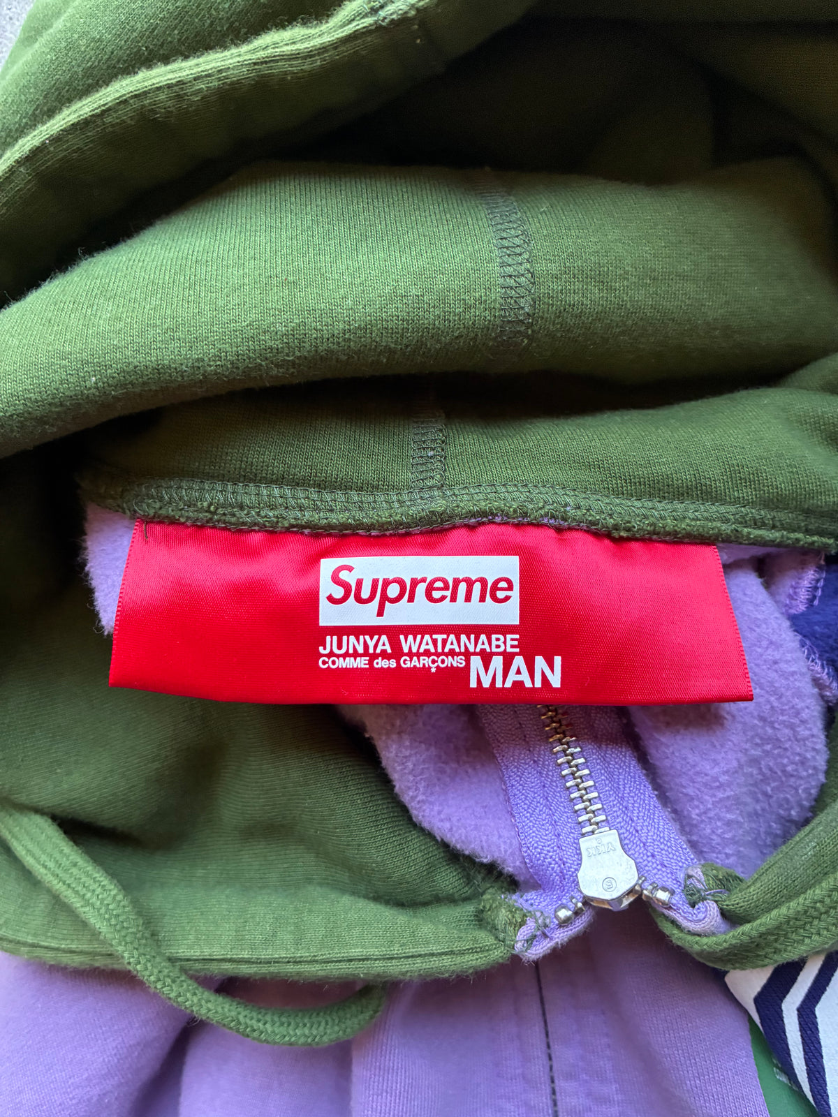 Supreme x junya watanabe zip up hoodie (L)