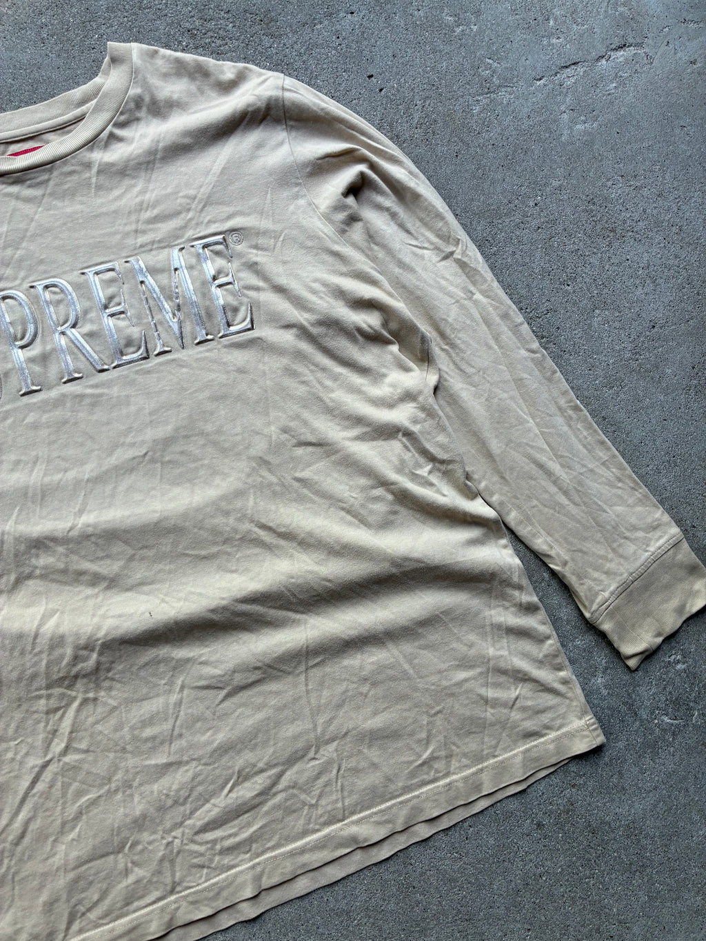 Supreme “GOLD LOGO” Long Sleeve (L)