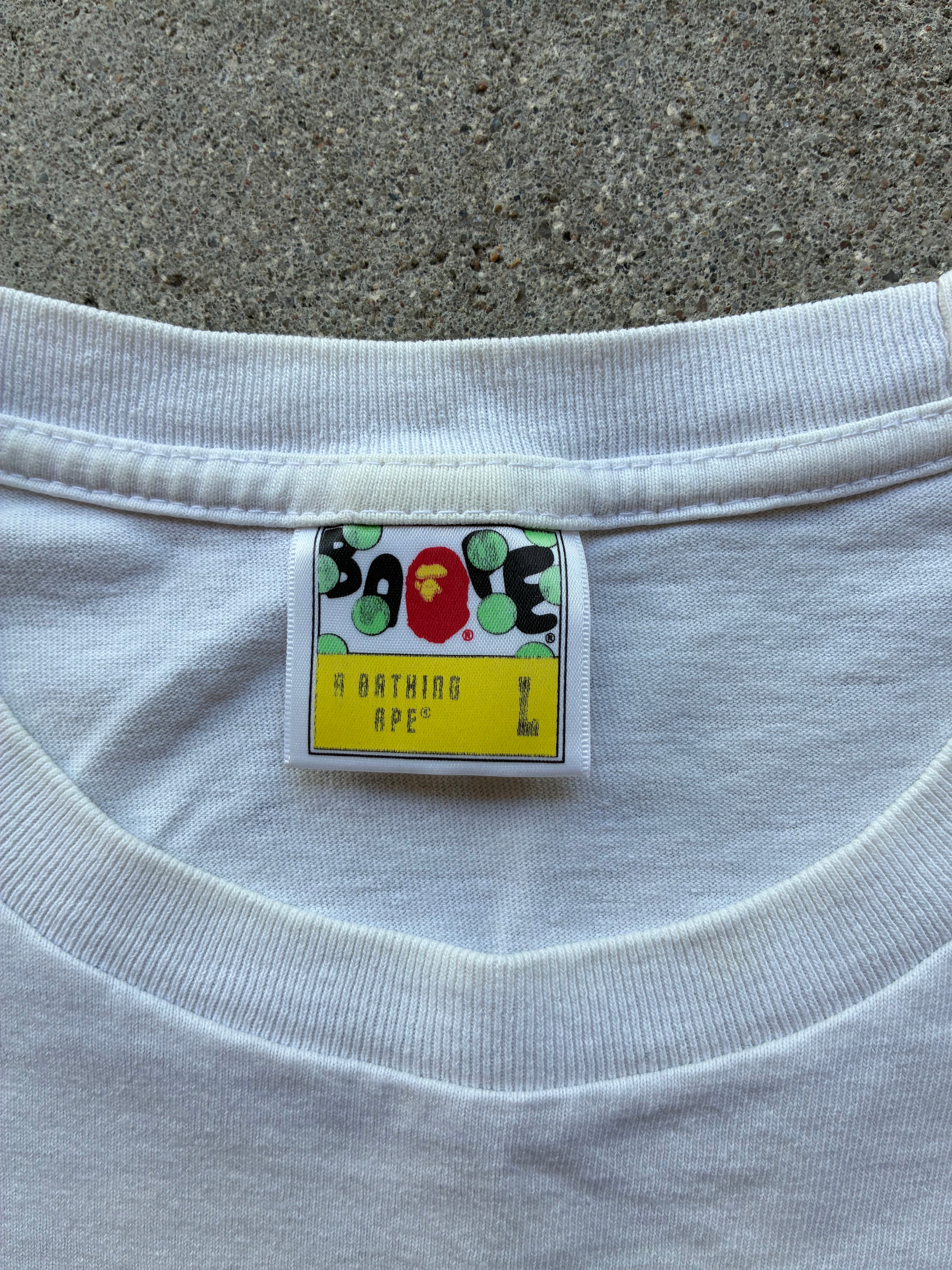 Bape “Japan Exclusive” tee (L)