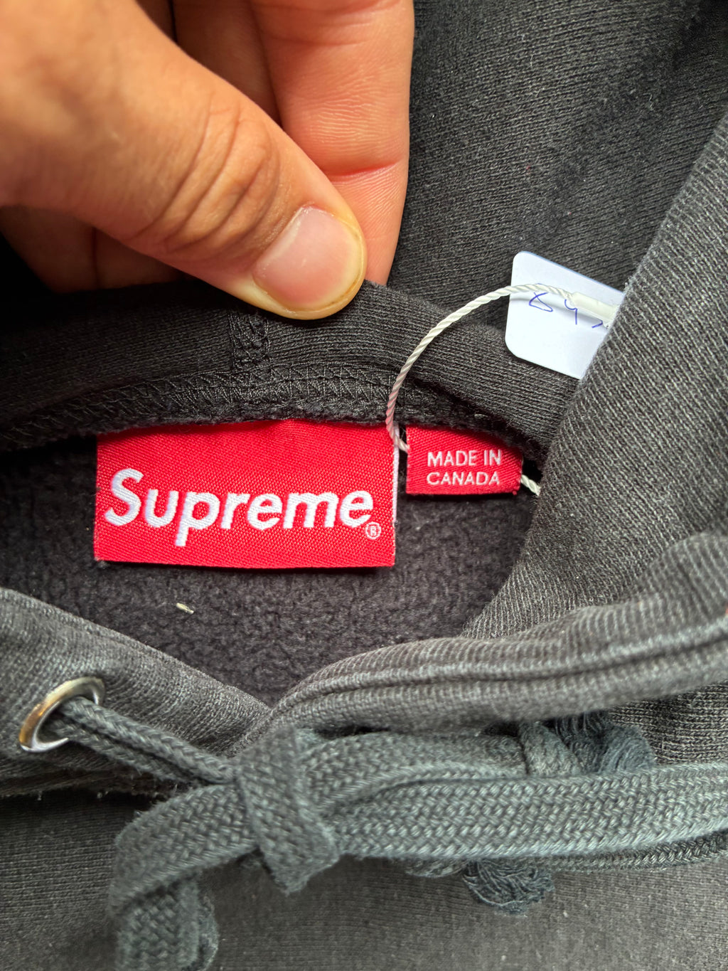 Supreme “EMBROIDERED SCRIPT” Hoodie (S)