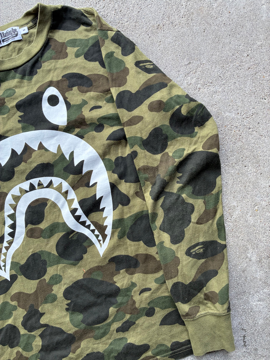 Vintage camo Bape Long Sleeve (S)