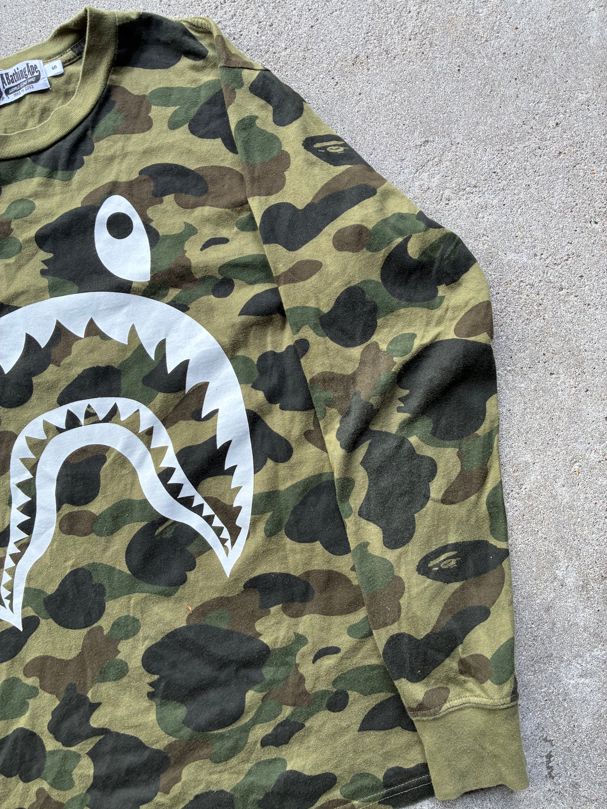 Vintage camo Bape Long Sleeve (S)