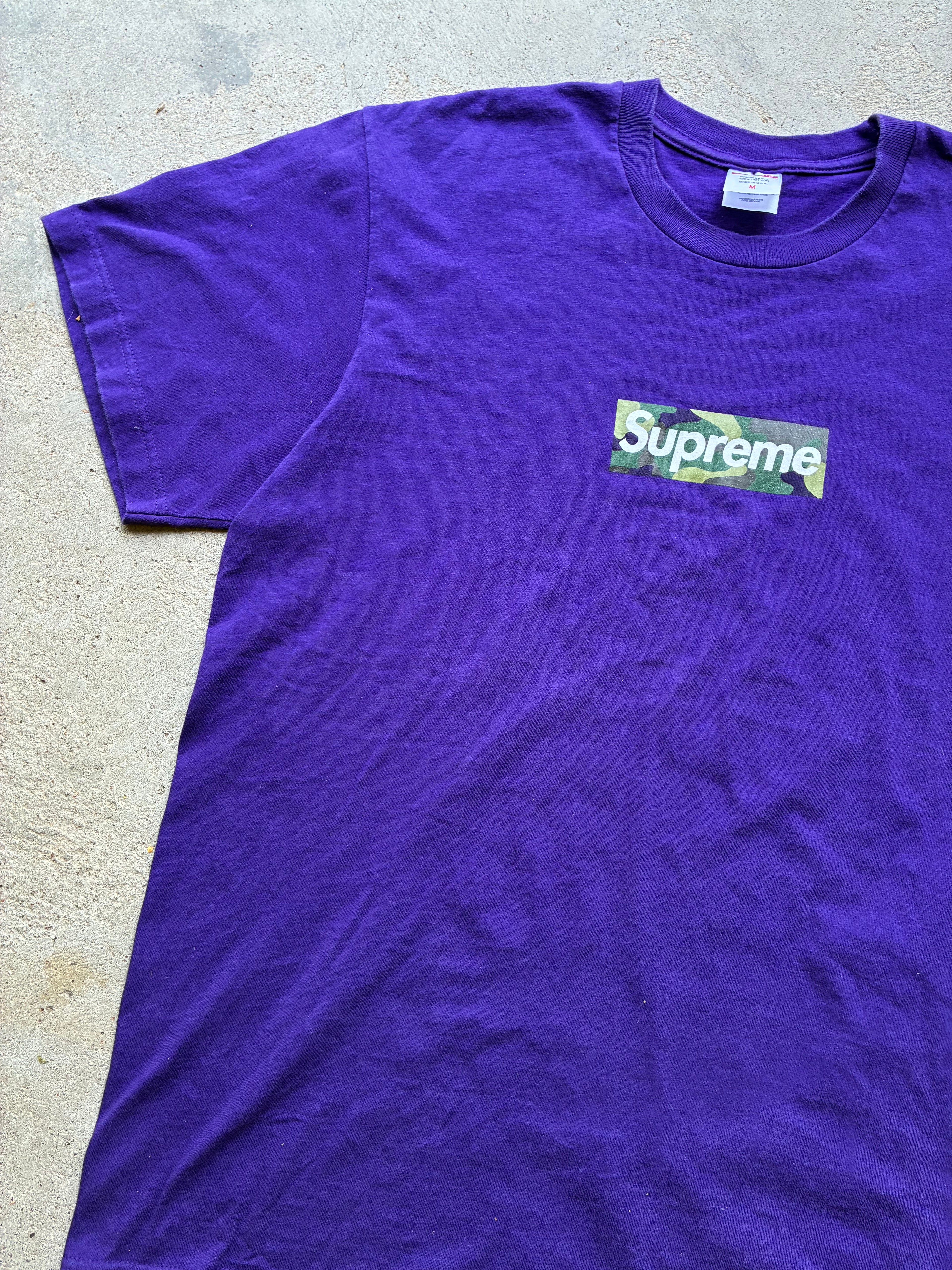Supreme “CAMO FW23 PURPLE” Tee (M)