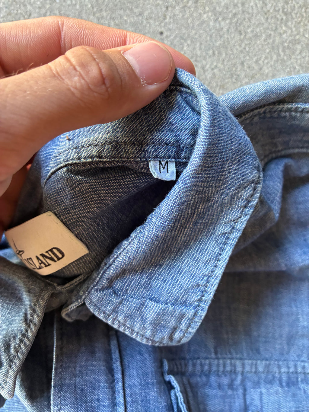 Stone island overshirt (M)