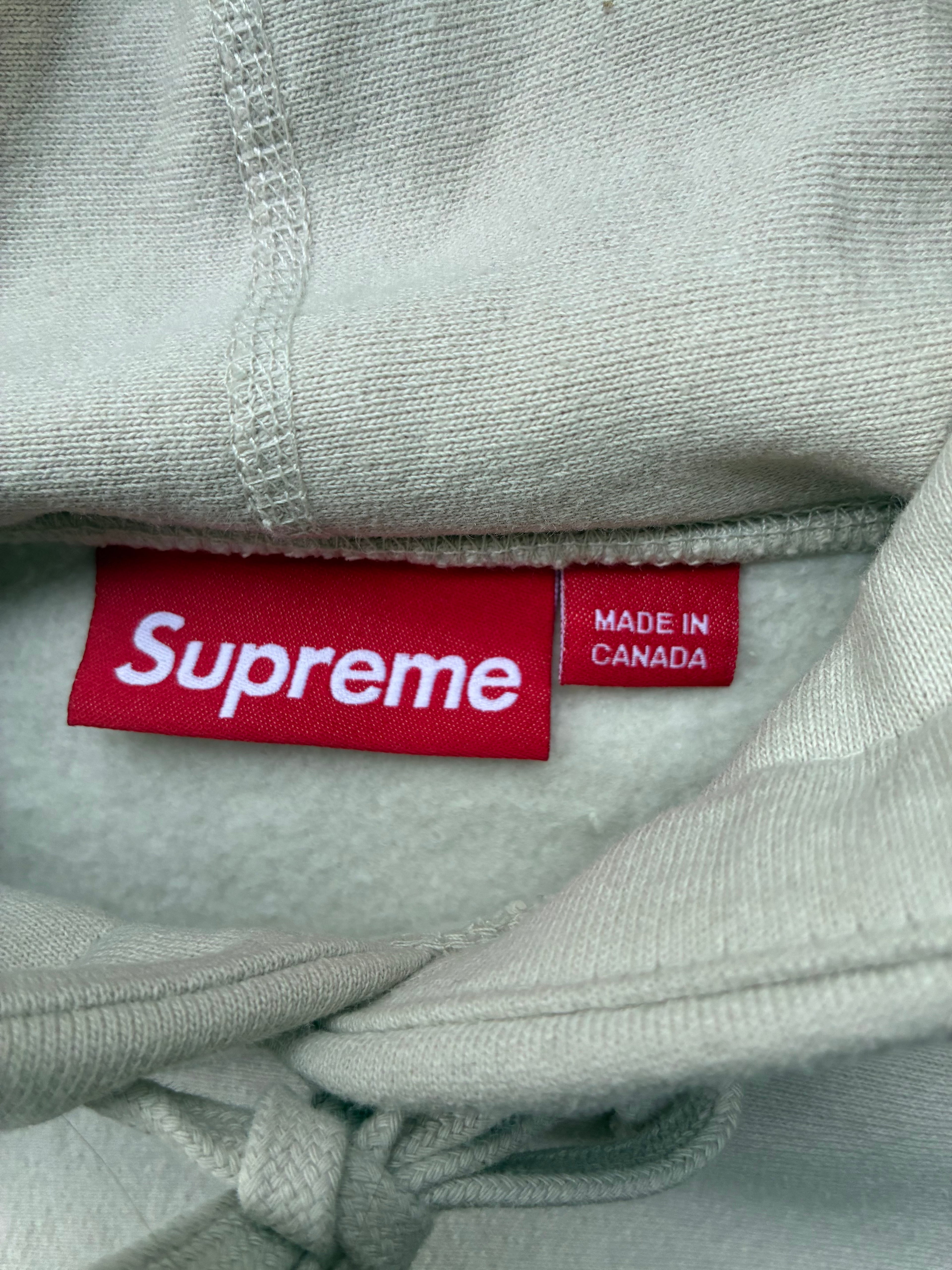 Supreme box logo “FW24 BEIGE” hoodie (M)