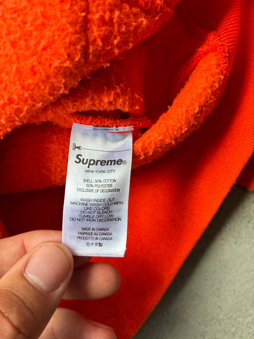 Supreme “S LOGO” Zip Up Hoodie (M)