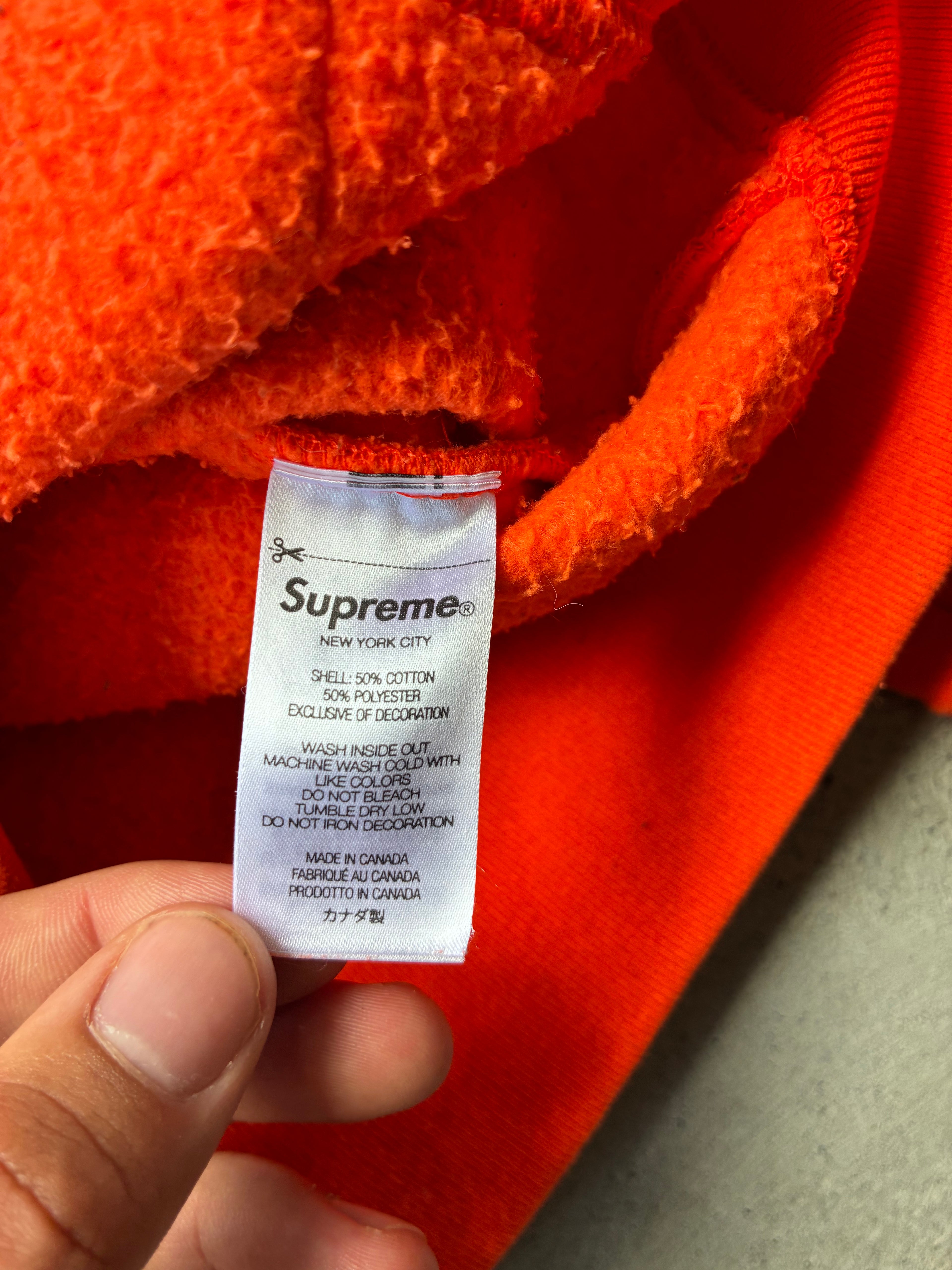 Supreme “S LOGO” Zip Up Hoodie (M)