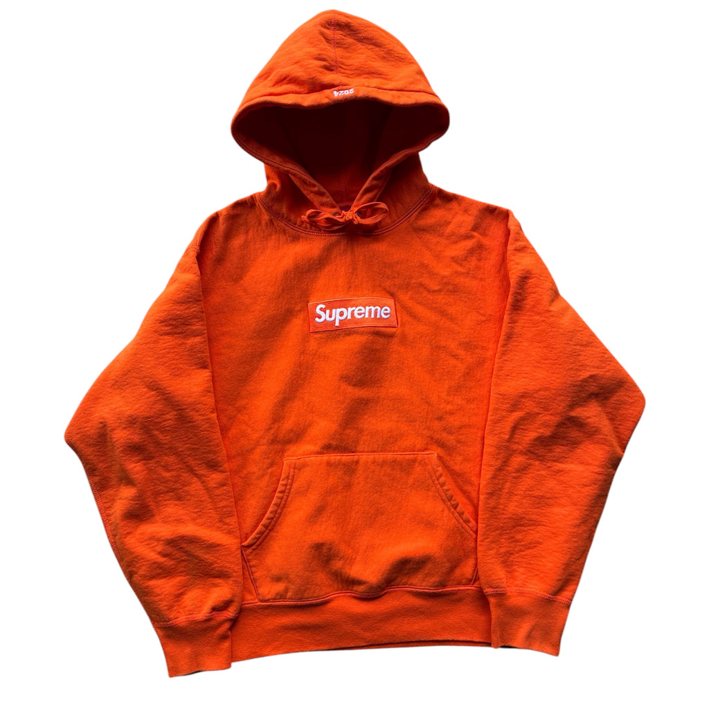 Supreme “ORANGE FW24” Box Logo Hoodie (S)