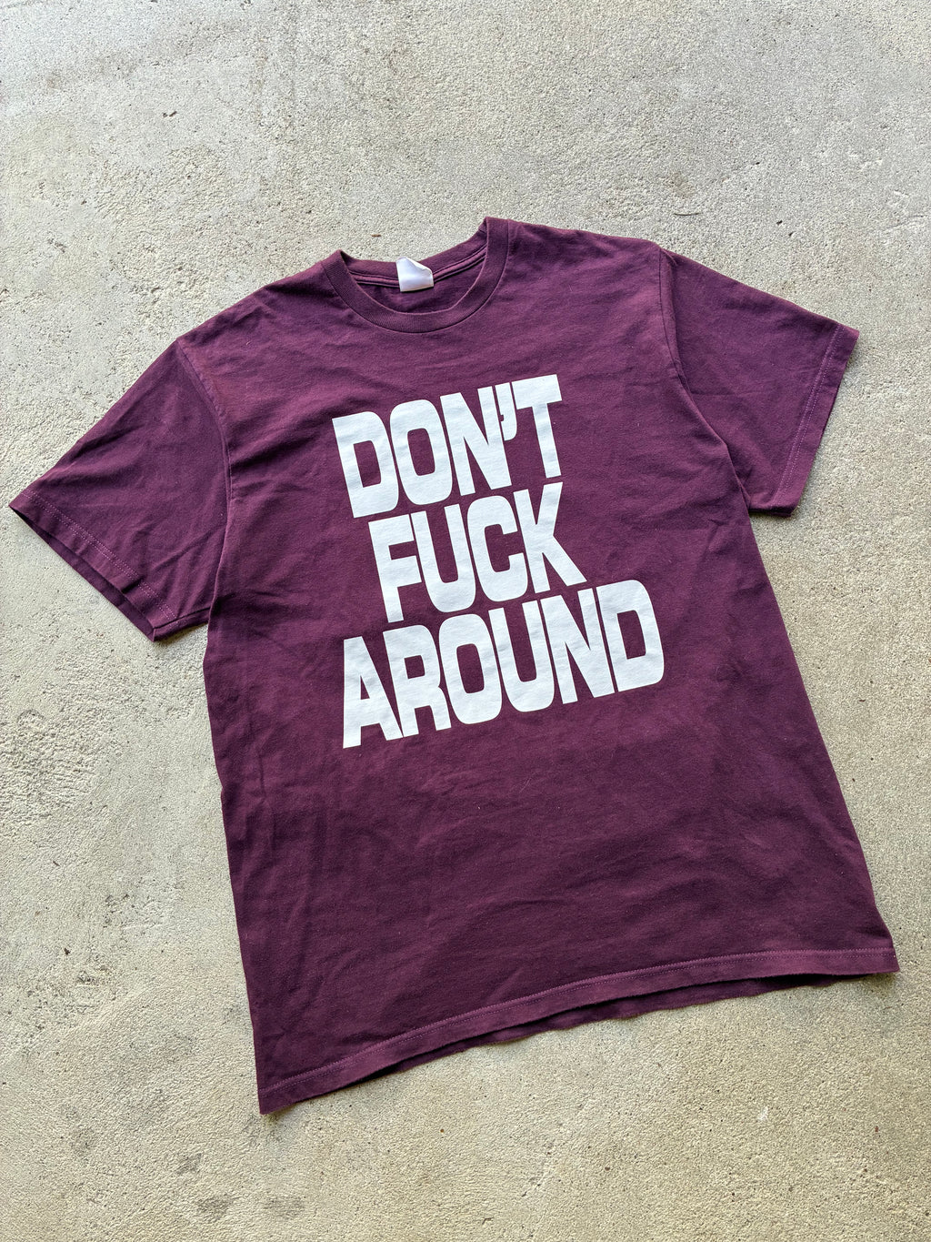 Supreme “DON’T FUCK AROUND” Tee (L)